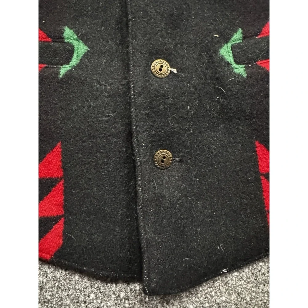 Vintage RARE Pendleton Westernwear Wool Vest Aztec Native USA Made Sz 46 EUC